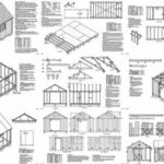 16′ X 12′ Gable Storage Shed Project Plans -Design #21612