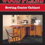 SEWING CENTER CABINET WOODWORKING PAPER PLAN PW10016