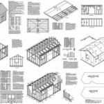 10′ X 16′ Saltbox Style Storage Shed Project Plans -Design # 71016