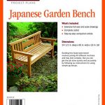 Fine Woodworking’s Japanese Garden Bench Plan (Fine Woodworking Project Plans)
