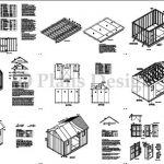 Utility Garden Shed Plans 10′ x 14′ Reverse Gable Roof Style, Material List Included, Design # D1014G