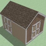 12×16 Shed Plans – How To Build Guide – Step By Step – Garden / Utility / Storage