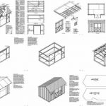 8′ X 12′ Saltbox Style Storage Shed Project Plans -Design #70812