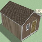 12×16 Shed Plans – How To Build Guide – Step By Step – Garden / Utility / Storage