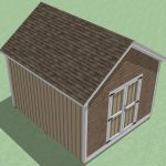 12×14 Shed Plans – How To Build Guide – Step By Step – Garden / Utility / Storage
