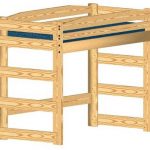 Loft Bed DIY Woodworking Plan to Build Your Own and Hardware Kit Twin Standard (Wood NOT Included)