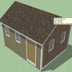 12×16 Shed Plans – How To Build Guide – Step By Step – Garden / Utility / Storage
