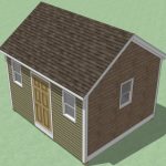 12×14 Shed Plans – How To Build Guide – Step By Step – Garden / Utility / Storage