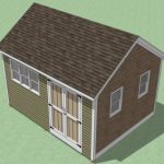 12×16 Shed Plans – How To Build Guide – Step By Step – Garden / Utility / Storage
